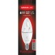 Декоративна лампа LED лампа 6W м'яке світло C37 Е14 220V (1-LED-421)