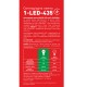 Декоративна лампа LED лампа 6W м'яке світло G45 Е14 220V (1-LED-435)