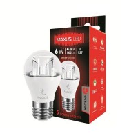 Декоративна лампа LED лампа 6W м'яке світло G45 Е27 220V (1-LED-437)