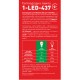 Декоративна лампа LED лампа 6W м'яке світло G45 Е27 220V (1-LED-437)