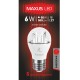 Декоративна лампа LED лампа 6W м'яке світло G45 Е27 220V (1-LED-437)