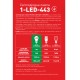 Декоративна лампа LED лампа 12W м'яке світло G95 Е27 220V (1-LED-443)