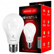 Лампа общего назначения LED лампа MAXUS 10W яркий свет А60 Е27 220V (1-LED-464-01)