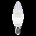 Декоративная лампа LED лампа MAXUS C37 CL-C 4W мягкий свет 220V E14 (1-LED-5313) (NEW)