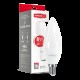 Декоративна лампа LED лампа MAXUS C37 CL-F 8W 4100K 220V E14 (1-LED-5318) (NEW)