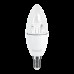 Декоративная лампа LED лампа MAXUS C37 6W мягкий свет 220V E14 (1-LED-531) (NEW)
