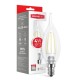 Декоративна лампа LED лампа MAXUS (філамент), C37 TL, 4W, яскраве світло, E14 (1-LED-540) (NEW)