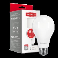 Лампа общего назначения LED лампа MAXUS A70 15W 3000K 220V E27 (1-LED-567) (NEW)