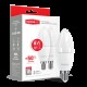Декоративна лампа Набір LED ламп MAXUS C37 6W м'яке світло 220V E14 (по 2 шт.) (2-LED-533) (NEW)