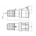 Розетка кабельная IP44 16A 3P+E 400V, ДКС