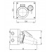 Розетка для накладного монтажа с механической блокировкой и верхним расположением разъема IP44 16А 2P+E 230В, ДКС