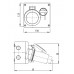 Розетка для накладного монтажа с механической блокировкой и верхним расположением разъема IP44 32А 3P+E+N 400В, ДКС