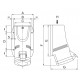 Розетка для накладного монтажу IP44 32A 2P+E 230V, ДКС