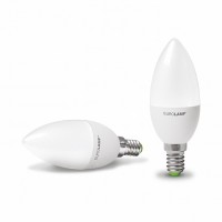 LED Лампа ЕКО серія 'D' CL 6W E14 3000K EUROLAMP LED-CL-06143(D)
