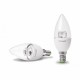 LED Лампа ЕКО серія 'D' CL прозрачна 6W E14 3000K EUROLAMP LED-CL-06143(D)