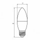 LED Лампа ЕКО серія 'D' CL 6W E27 3000K EUROLAMP LED-CL-06273(D)