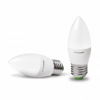 LED Лампа ЕКО серія 'D' CL 6W E27 4000K EUROLAMP LED-CL-06274(D)