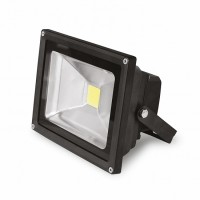 LED Прожектор COB чорний серія 10W 6500K classic LED-FL-10 (black), EUROLAMP