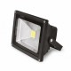 LED Прожектор COB чорний серія 10W 6500K classic LED-FL-10 (black), EUROLAMP