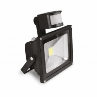 LED COB Прожектор с датчиком движения 10W 6500K LED-FL-10 (sensor), EUROLAMP