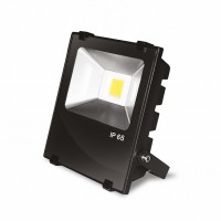 LED COB Чорний прожектор з радіатором 10W 6500K modern LED-FLR-COB-10, EUROLAMP
