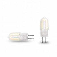LED Лампа капсульна Plastic G4 2W G4 3000K 220V EUROLAMP LED-G4-0227(220)P