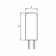 LED Лампа G4 2W 3000K 220V EUROLAMP LED-G4-0227(220)