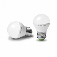 LED Лампа ЕКО серія 'D' G45 5W E27 3000K EUROLAMP LED-G45-05273(D)