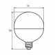 LED Лампа ЕКО серія 'D' G95 15W E27 4000K EUROLAMP LED-G95-15274(D)