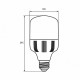 LED Лампа сверхмощная EUROLAMP 100W E40 6500K LED-HP-100406