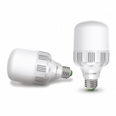 LED Лампа сверхмощная EUROLAMP 40W E40 6500K LED-HP-40406