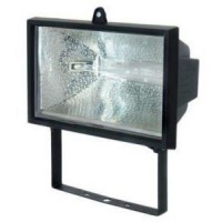Прожектор ІО 500 галогенний чорний IP 54, IEK