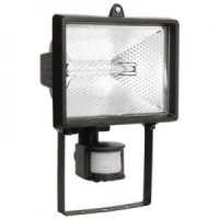 Прожектор ІО 150Д (детектор) галогенний чорний IP 54, IEK