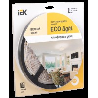Стрічка LED 5м блістер LSR-3528WW60-4.8-IP65-12V теплий білий колір IEK-eco