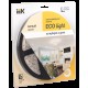Стрічка LED 5м блістер LSR-3528WW120-9.6-IP65-12V IEK-eco
