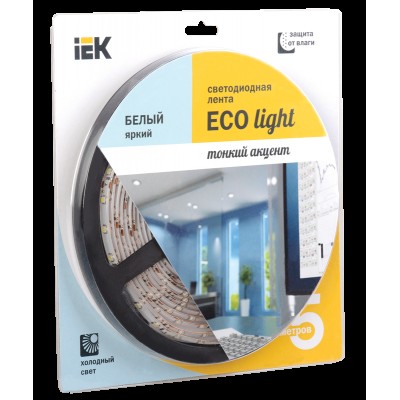 Лента LED 5м блистер LSR-3528W60-4.8-IP65-12V IEK-eco