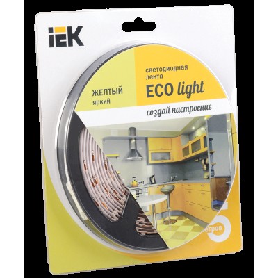 Стрічка LED 5м блістер LSR-3528Y60-4.8-IP20-12V IEK-eco