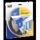 Стрічка LED 5м блістер монохромна IP20 12V синій колір IEK