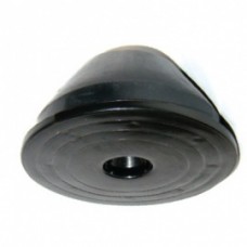 Круглый держатель с пластиковой кришкой, д. 134х75 мм, под пруток д.8 мм, вес 1,09 кг, полиэтилен с бетонным наполнением, ND2101, DKC