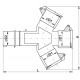 Адаптер трипроменевий ТS1013-214 3P+PE 16A 380B IP44 IEK
