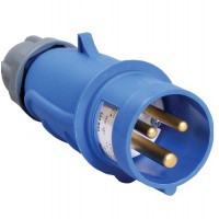 Вилка переносна ССІ 16А-6ч/200-250В 2Р+РЕ IP44 MAGNUM IEK