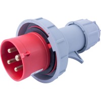 Силовая вилка переносная e.plug.014.16.67, 4п., 400В, 16А, IP 67, E.NEXT