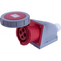Силовая розетка стационарная e.socket.124.32.67, 4п., 400В, 32А , IP 67, E.NEXT