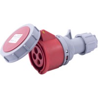 Силова розетка переносна e.socket.214.16.67, 4п., 400В, 16А, IP 67, E.NEXT