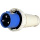 Силова вилка переносна e.plug.pro.3.63, 3п., 230В, ІР 67, 63А (033)