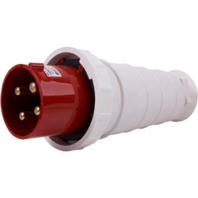 Силовая вилка переносная e.plug.pro.4.125, 4п., 380В,IP 67, 125А (044)