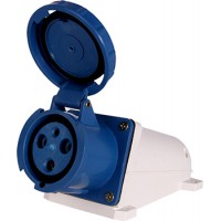 Силова розетка стаціонарна e.socket.pro.3.63, 3п., 230В, ІР 67, 63А (133)