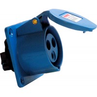 Силова розетка вбудована e.socket.pro.3.32.wall, 3п., 230В, 32А (423)