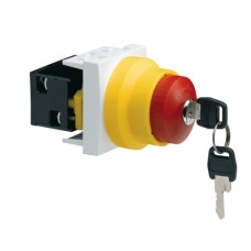 Вимикач аварійного відключення з ключем 2М Systo жовто-червоний, 10А/250В WS032