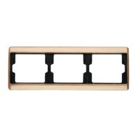 Рамка 3Х горизонтальна, мідь, ARSYS COPPER MED 13730007